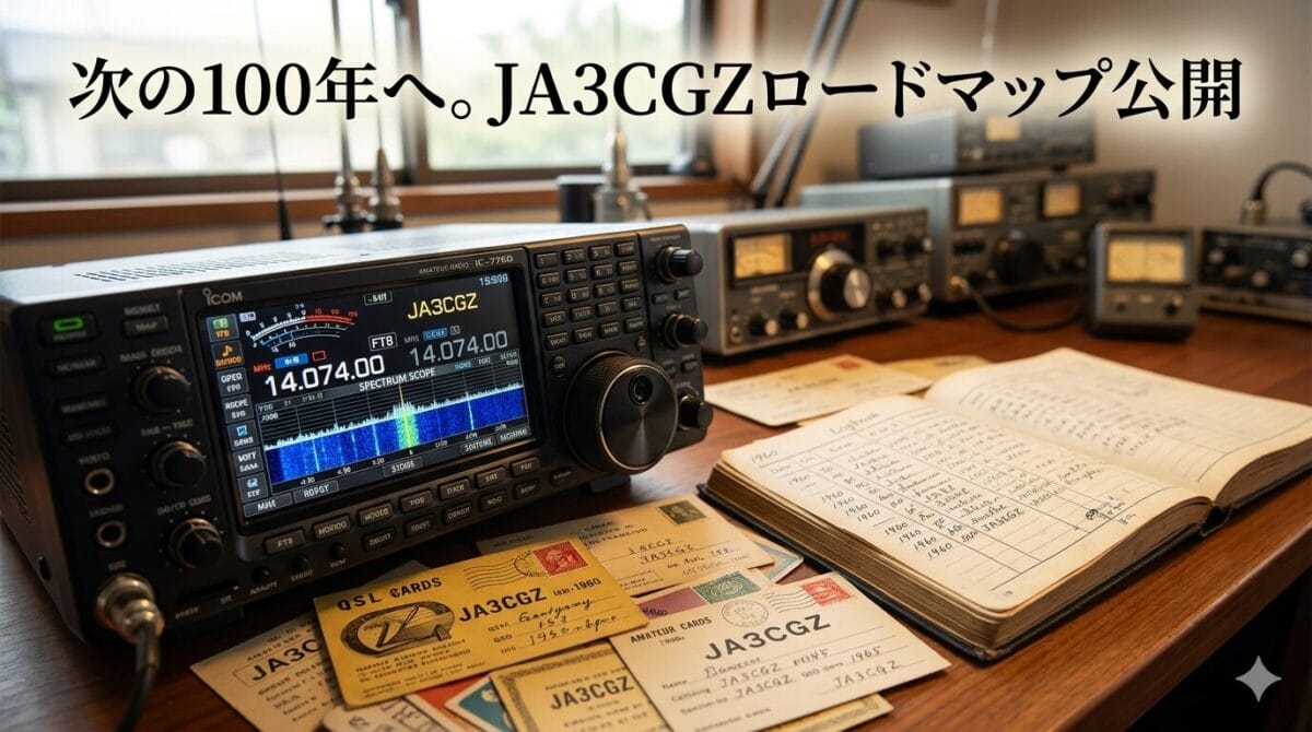 アマチュア無線 日本のアマチュア無線100周年へ：JA3CGZ 2026-2027年活動ロードマップ