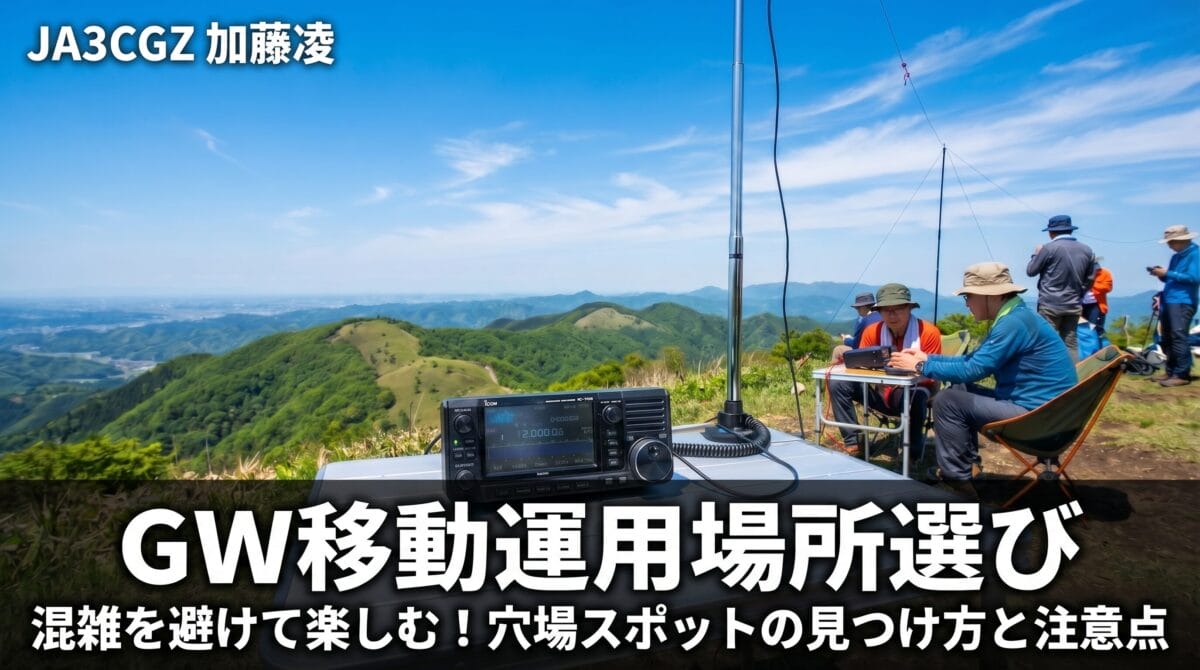 GW移動運用場所選び - 混雑を避けて楽しむ穴場スポットの見つけ方と注意点